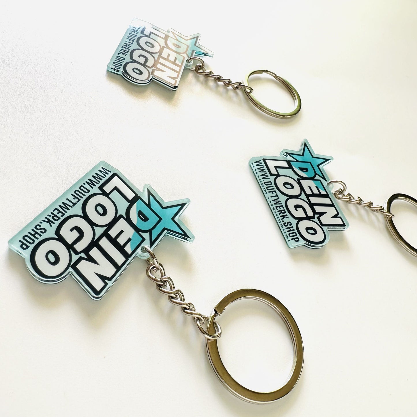 Schlüsselanhänger mit eigenem Logo