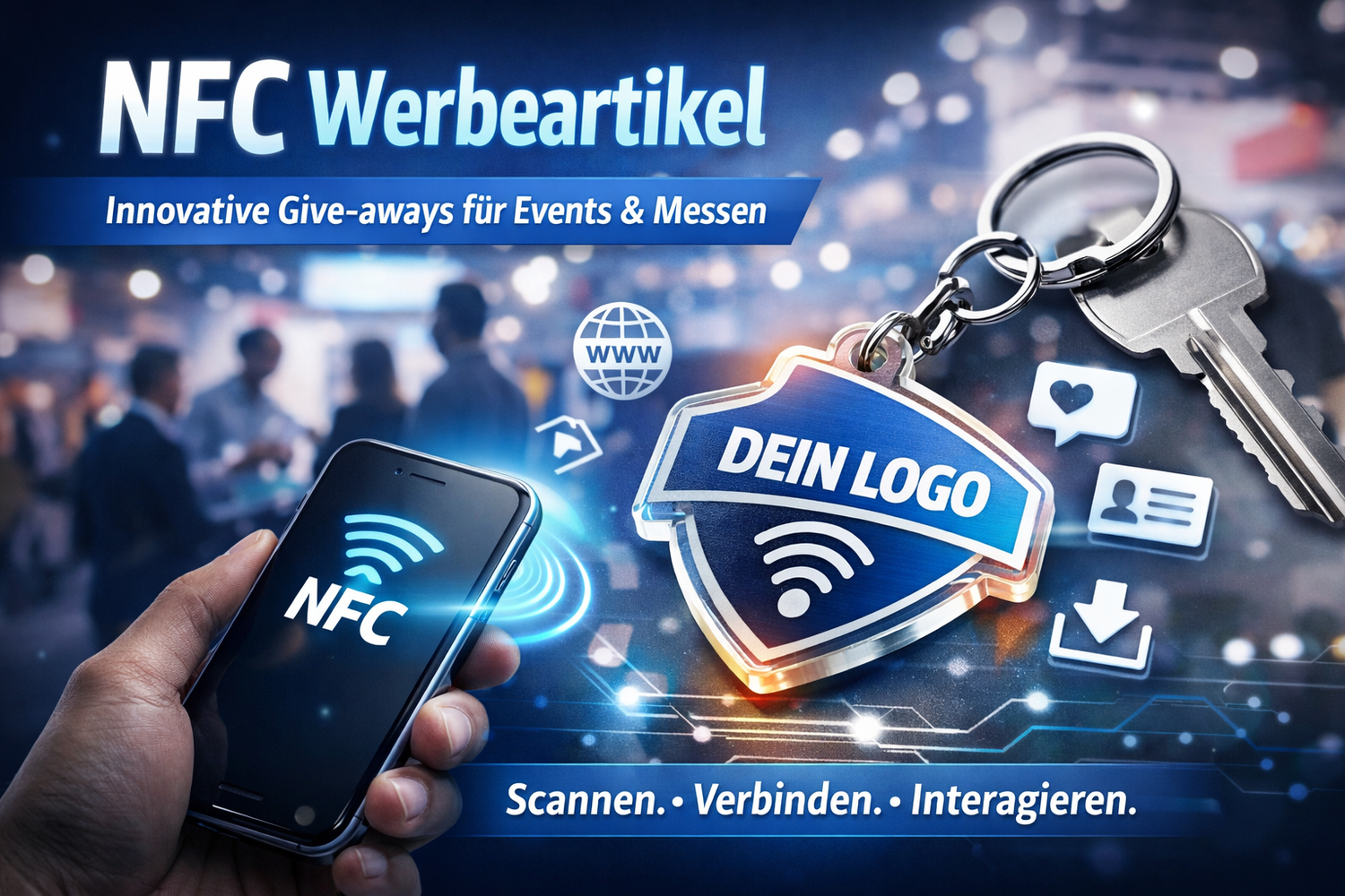 NFC Werbeartikel: Die moderne Generation von Give-aways für Events, Messen und Marketing