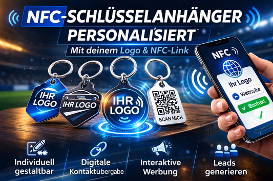NFC-Schlüsselanhänger personalisiert: Der smarte Werbeartikel für modernes Marketing